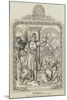 Chivalry of the Time of Henry V-Daniel Maclise-Mounted Giclee Print