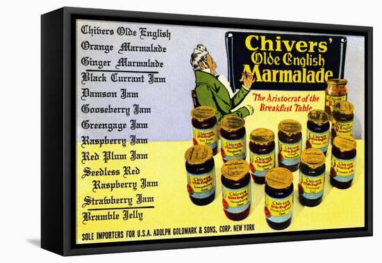 Chivers' Old English Marmalade-Curt Teich & Company-Framed Stretched Canvas