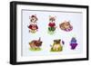 Chiwawa-pug-owl-Oxana Zaiko-Framed Giclee Print