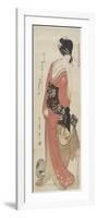 Chiyo from Kaga Province, C. 1801-1804-Kitagawa Utamaro-Framed Giclee Print