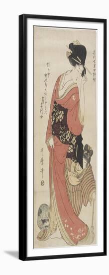 Chiyo from Kaga Province, C. 1801-1804-Kitagawa Utamaro-Framed Giclee Print