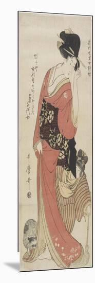 Chiyo from Kaga Province, C. 1801-1804-Kitagawa Utamaro-Mounted Giclee Print