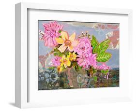 Chloe Rose Floral Arrangement-Blenda Tyvoll-Framed Art Print