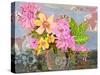 Chloe Rose Floral Arrangement-Blenda Tyvoll-Stretched Canvas