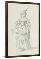 Chloris: Alternative Sketch for Henrietta Maria, C.1631-Inigo Jones-Framed Giclee Print