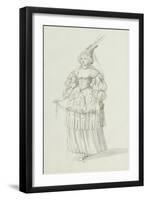 Chloris: Alternative Sketch for Henrietta Maria, C.1631-Inigo Jones-Framed Giclee Print