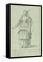 Chloris: Final Sketch for Henrietta Maria, C.1631-Inigo Jones-Framed Stretched Canvas