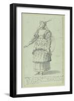 Chloris: Final Sketch for Henrietta Maria, C.1631-Inigo Jones-Framed Giclee Print