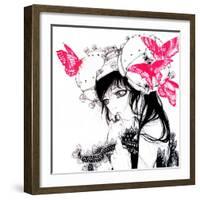 Cho-chan-Camilla D'Errico-Framed Art Print