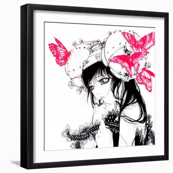 Cho-chan-Camilla D'Errico-Framed Art Print