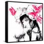 Cho-chan-Camilla D'Errico-Framed Stretched Canvas