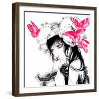 Cho-chan-Camilla D'Errico-Framed Premium Giclee Print