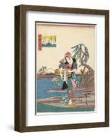 Cho Fu in Musashi Province, 1843-1847-Utagawa Hiroshige-Framed Giclee Print