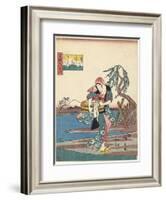 Cho Fu in Musashi Province, 1843-1847-Utagawa Hiroshige-Framed Giclee Print