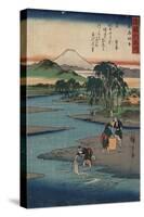 Cho Fu in Musashi Province, C. 1857-Utagawa Hiroshige-Stretched Canvas