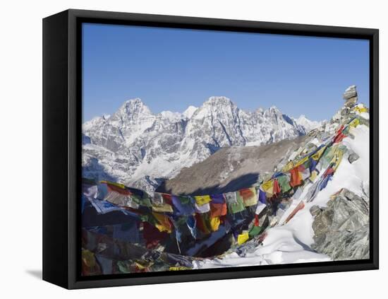 Cho La Pass, Solu Khumbu Everest Region, Sagarmatha National Park, Himalayas, Nepal, Asia-Christian Kober-Framed Stretched Canvas