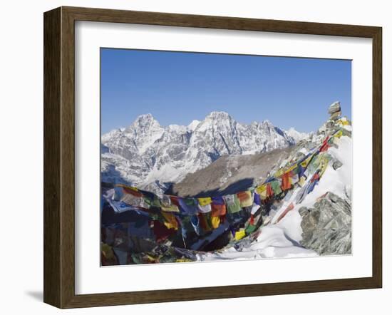 Cho La Pass, Solu Khumbu Everest Region, Sagarmatha National Park, Himalayas, Nepal, Asia-Christian Kober-Framed Photographic Print