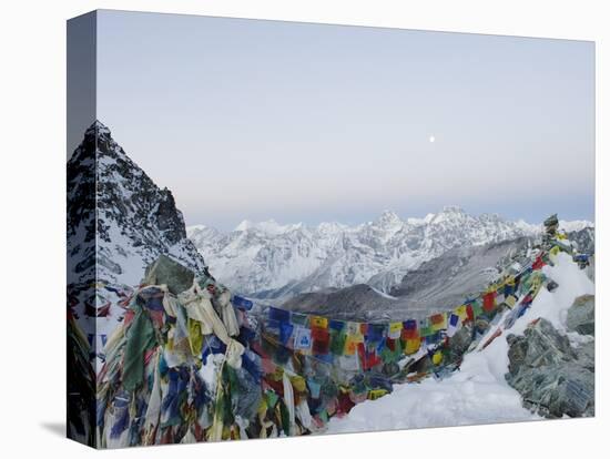 Cho La Pass, Solu Khumbu Everest Region, Sagarmatha National Park, Himalayas, Nepal, Asia-Christian Kober-Stretched Canvas