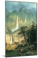 Cho-Looke, Yosemite Waterfall-Albert Bierstadt-Mounted Art Print