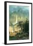 Cho-Looke, Yosemite Waterfall-Albert Bierstadt-Framed Art Print