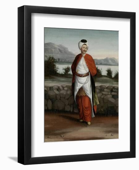 Choadar, Servant of the Ambassador-Jean Baptiste Vanmour-Framed Art Print