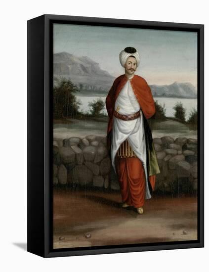 Choadar, Servant of the Ambassador-Jean Baptiste Vanmour-Framed Stretched Canvas