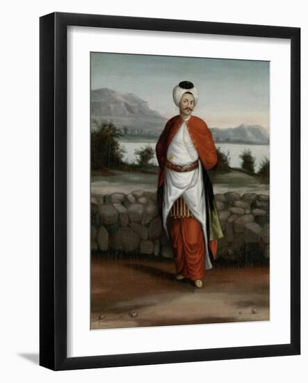 Choadar, Servant of the Ambassador-Jean Baptiste Vanmour-Framed Art Print