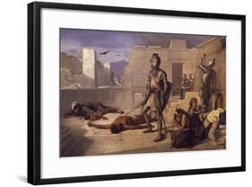 Chobala Massacre During Spanish Conquest-Felix Parra-Framed Giclee Print