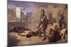 Chobala Massacre During Spanish Conquest-Felix Parra-Mounted Giclee Print