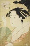 Courtesan and Wooden Doll-Chobunsai Eishi-Giclee Print