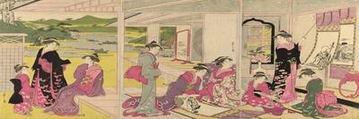 Courtesan as Komachi, C. 1796-Chobunsai Eishi-Framed Giclee Print