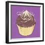 Choc A Lot Cup Cake, 2019, digital art-Nancy Moniz Charalambous-Framed Giclee Print