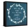 Choclate-Erin Clark-Framed Stretched Canvas