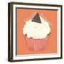 Chocoate Toblerone Cup Cake, 2019, digital art-Nancy Moniz Charalambous-Framed Giclee Print