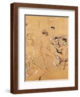 Chocolat Dancing, 1896-Henri de Toulouse-Lautrec-Framed Giclee Print