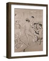 Chocolat Dansant-Henri de Toulouse-Lautrec-Framed Giclee Print