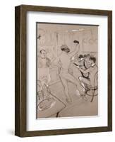 Chocolat Dansant-Henri de Toulouse-Lautrec-Framed Giclee Print