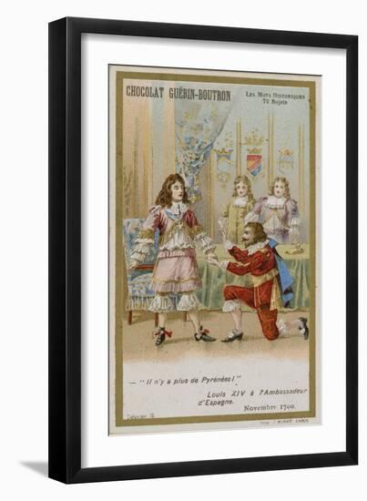 Chocolat Guerin-Boutron Trade Card, Historic Words Series-null-Framed Giclee Print