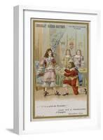 Chocolat Guerin-Boutron Trade Card, Historic Words Series-null-Framed Giclee Print