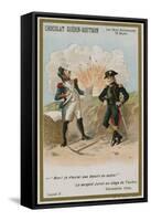 Chocolat Guerin-Boutron Trade Card, Historic Words Series-null-Framed Stretched Canvas