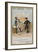 Chocolat Guerin-Boutron Trade Card, Historic Words Series-null-Framed Giclee Print