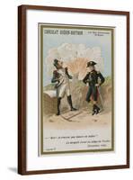 Chocolat Guerin-Boutron Trade Card, Historic Words Series-null-Framed Giclee Print