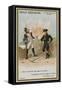 Chocolat Guerin-Boutron Trade Card, Historic Words Series-null-Framed Stretched Canvas