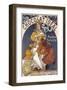 Chocolat Ideal en Poudre Soluble-Alphonse Mucha-Framed Premium Giclee Print