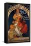 Chocolat Ideal Vintage Poster - Europe-Lantern Press-Framed Stretched Canvas