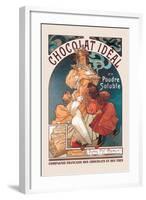 Chocolat Ideal-Alphonse Mucha-Framed Art Print