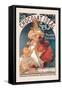 Chocolat Ideal-Alphonse Mucha-Framed Stretched Canvas