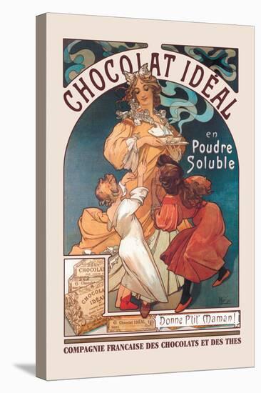 Chocolat Ideal-Alphonse Mucha-Stretched Canvas