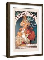 Chocolat Ideal-Alphonse Mucha-Framed Art Print