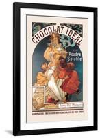 Chocolat Ideal-Alphonse Mucha-Framed Art Print